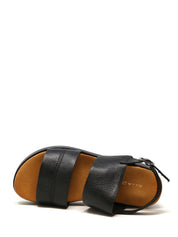 Sandali zeppa Nero Sshady