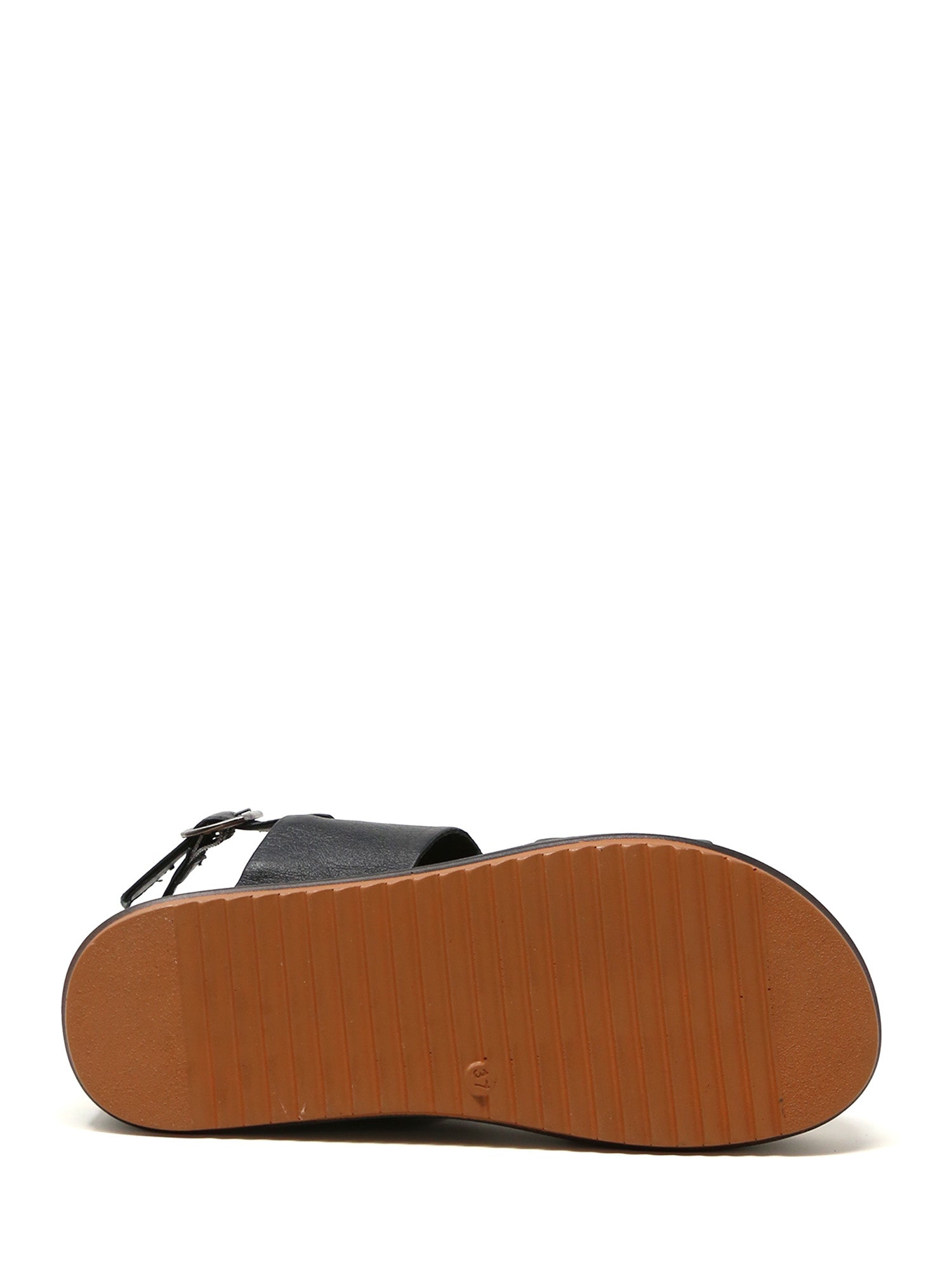 Sandali zeppa Nero Sshady