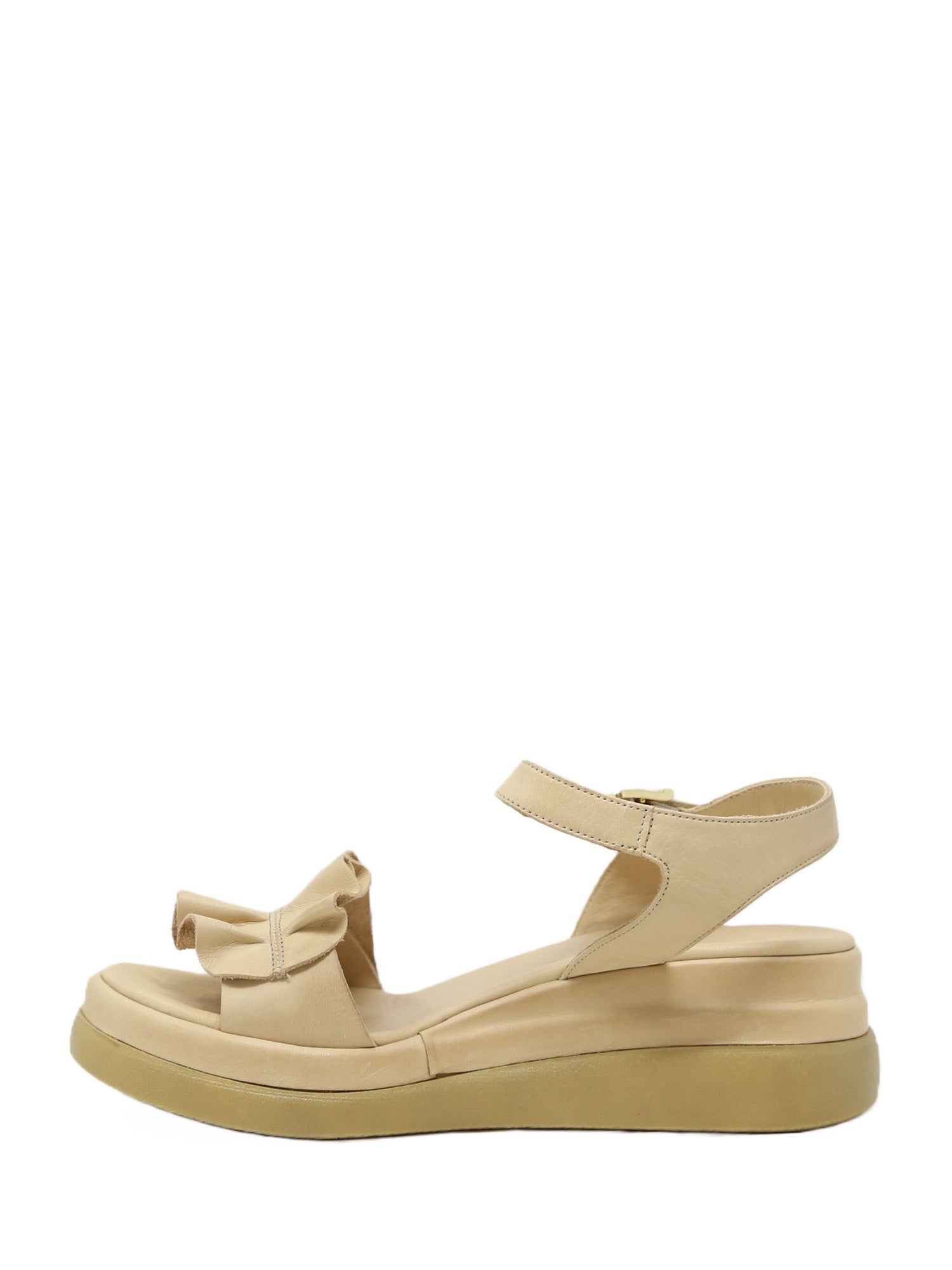 Sandali zeppa Beige Sshady