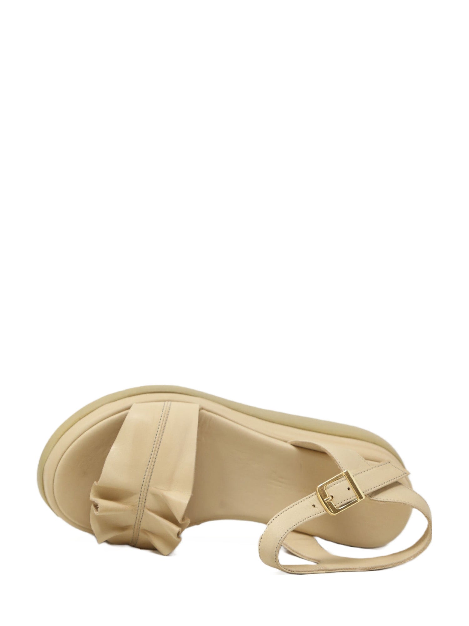 Sandali zeppa Beige Sshady