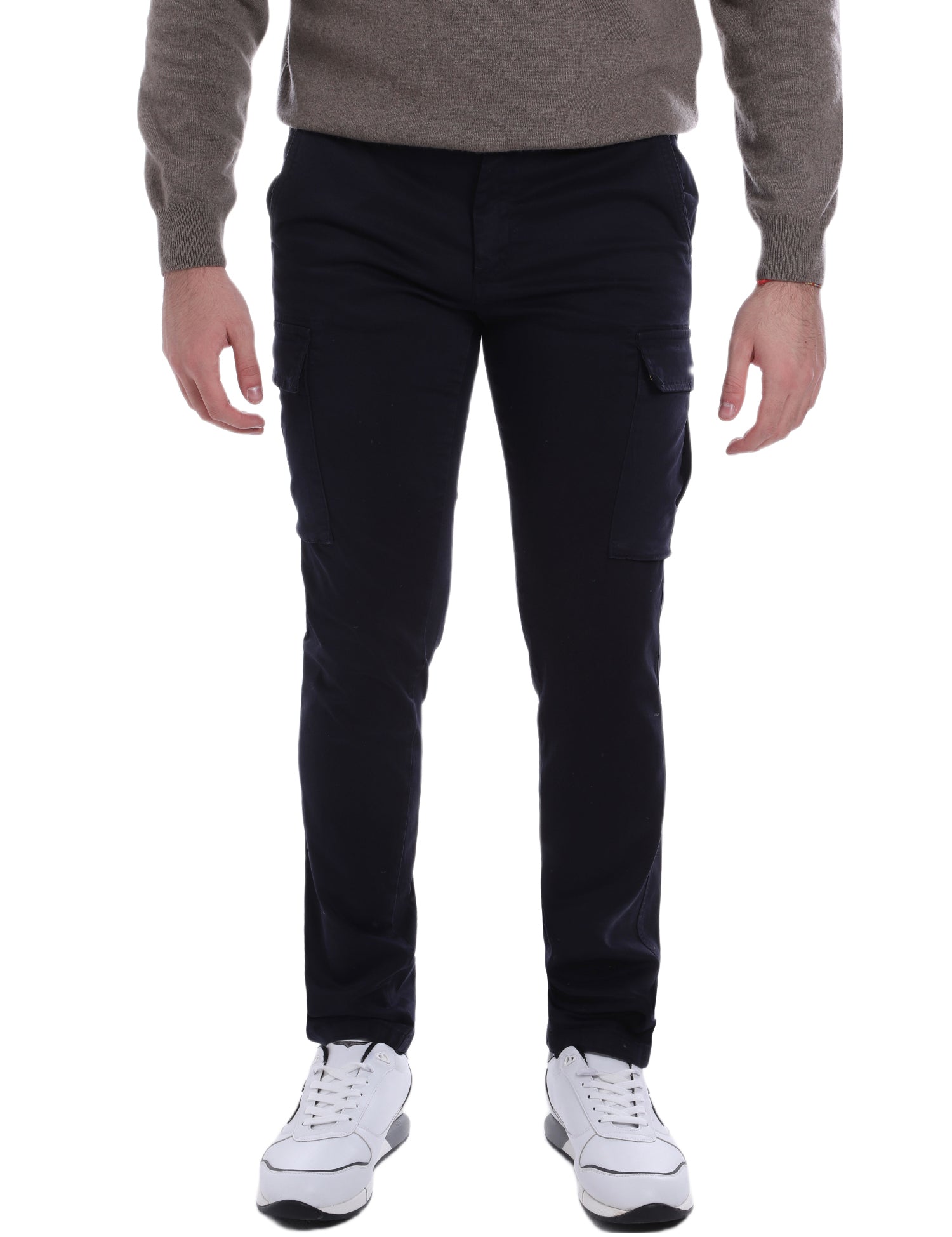 Pantaloni Blu Lyle & Scott