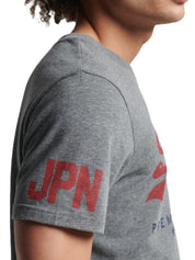 T-shirt Grigio Superdry