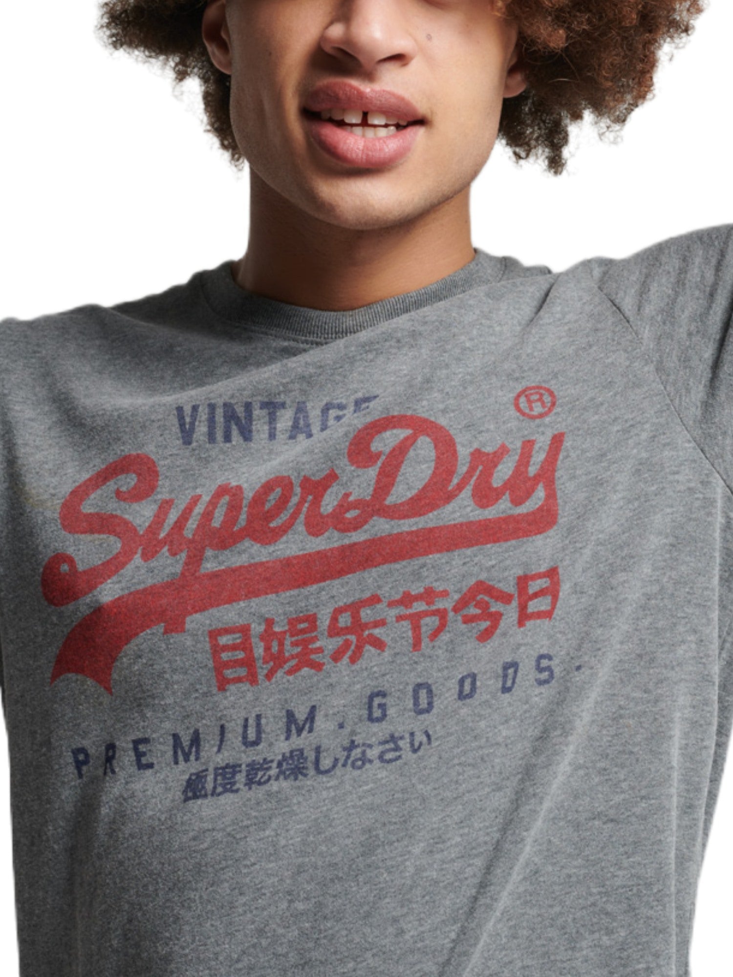 T-shirt Grigio Superdry