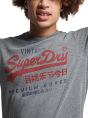 T-shirt Grigio Superdry