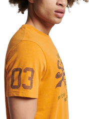 T-shirt Giallo Superdry