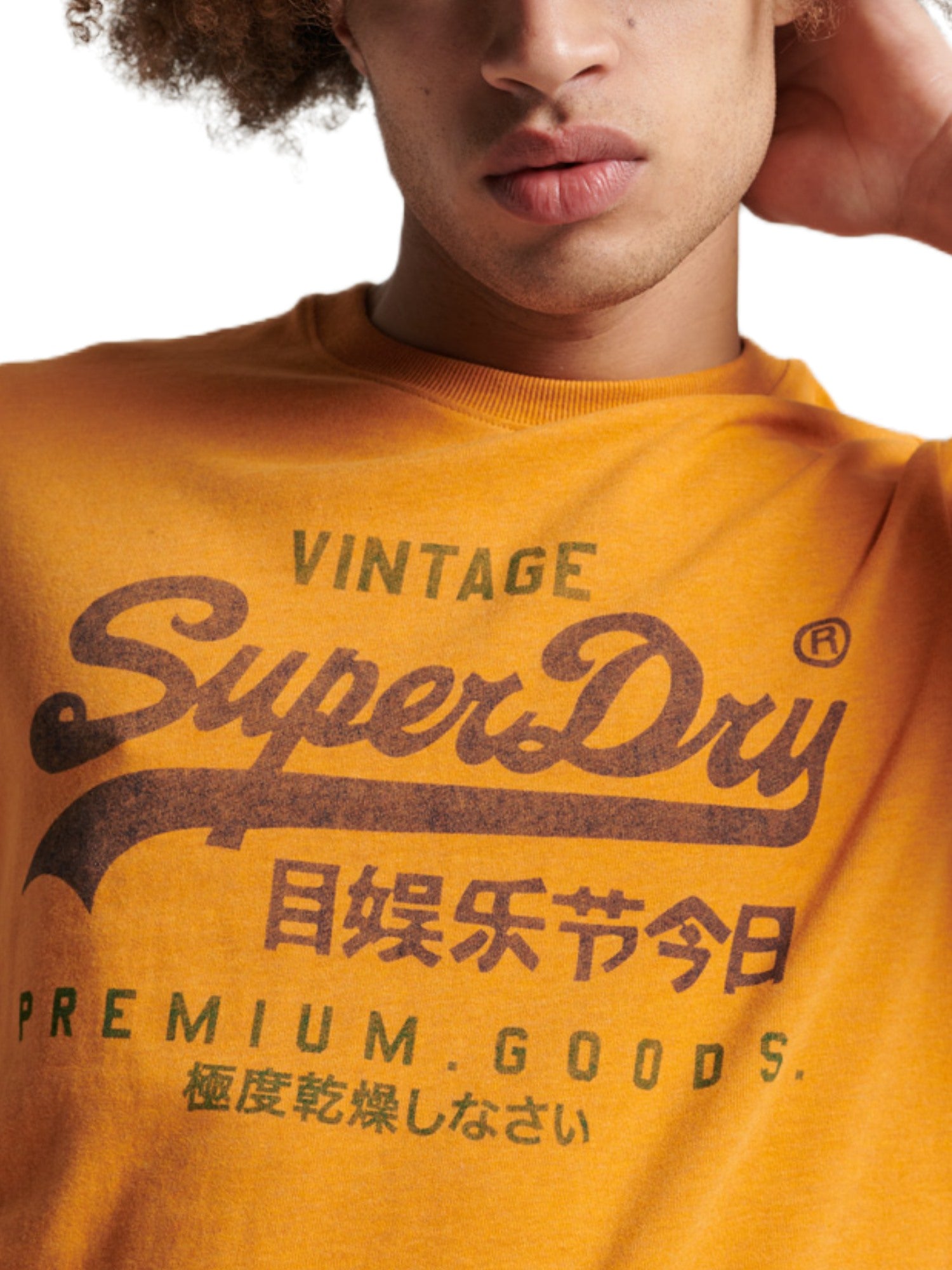 T-shirt Giallo Superdry