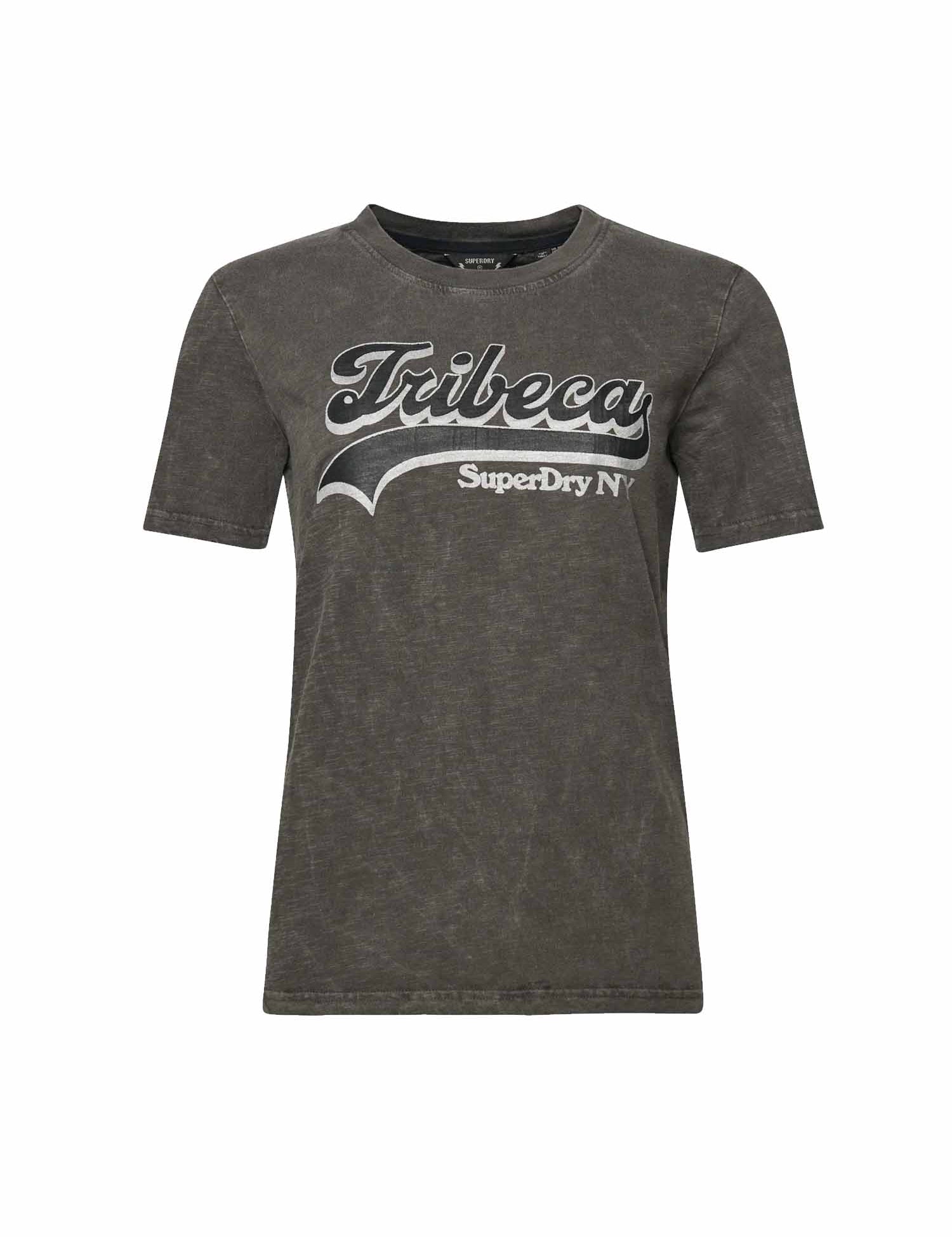 T-shirt Grigio Superdry