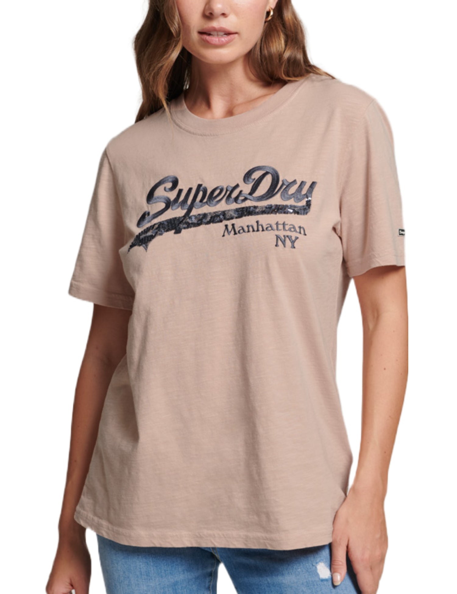 T-shirt Rosa Superdry