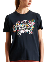 T-shirt Blu Superdry