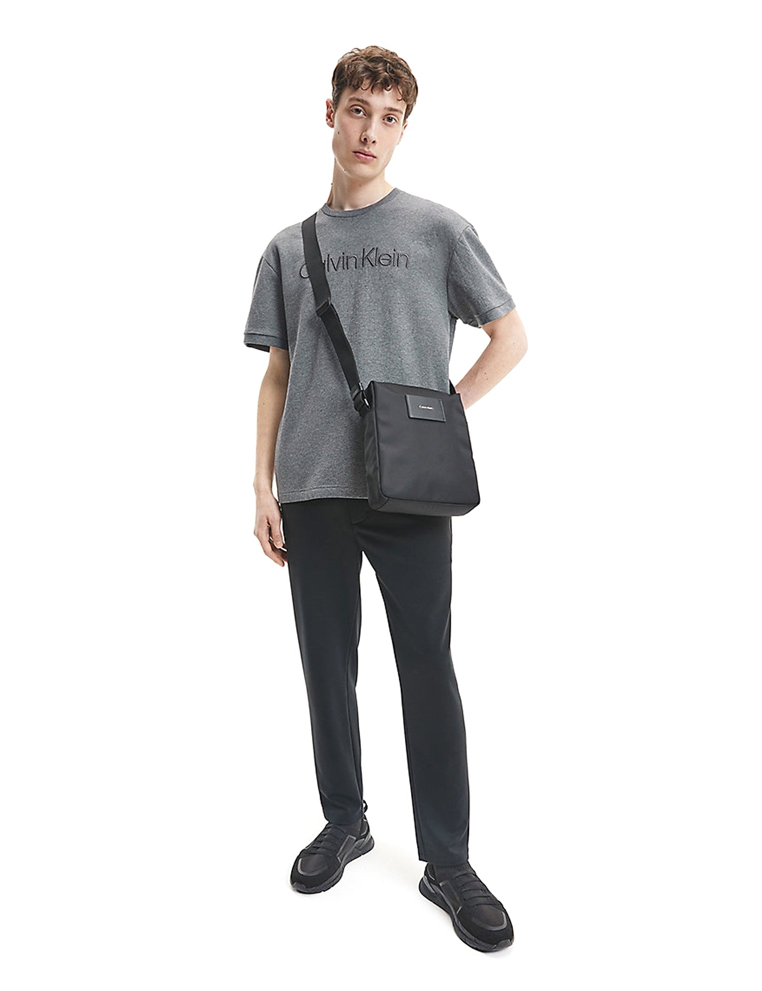 Tracolla Nero Calvin Klein