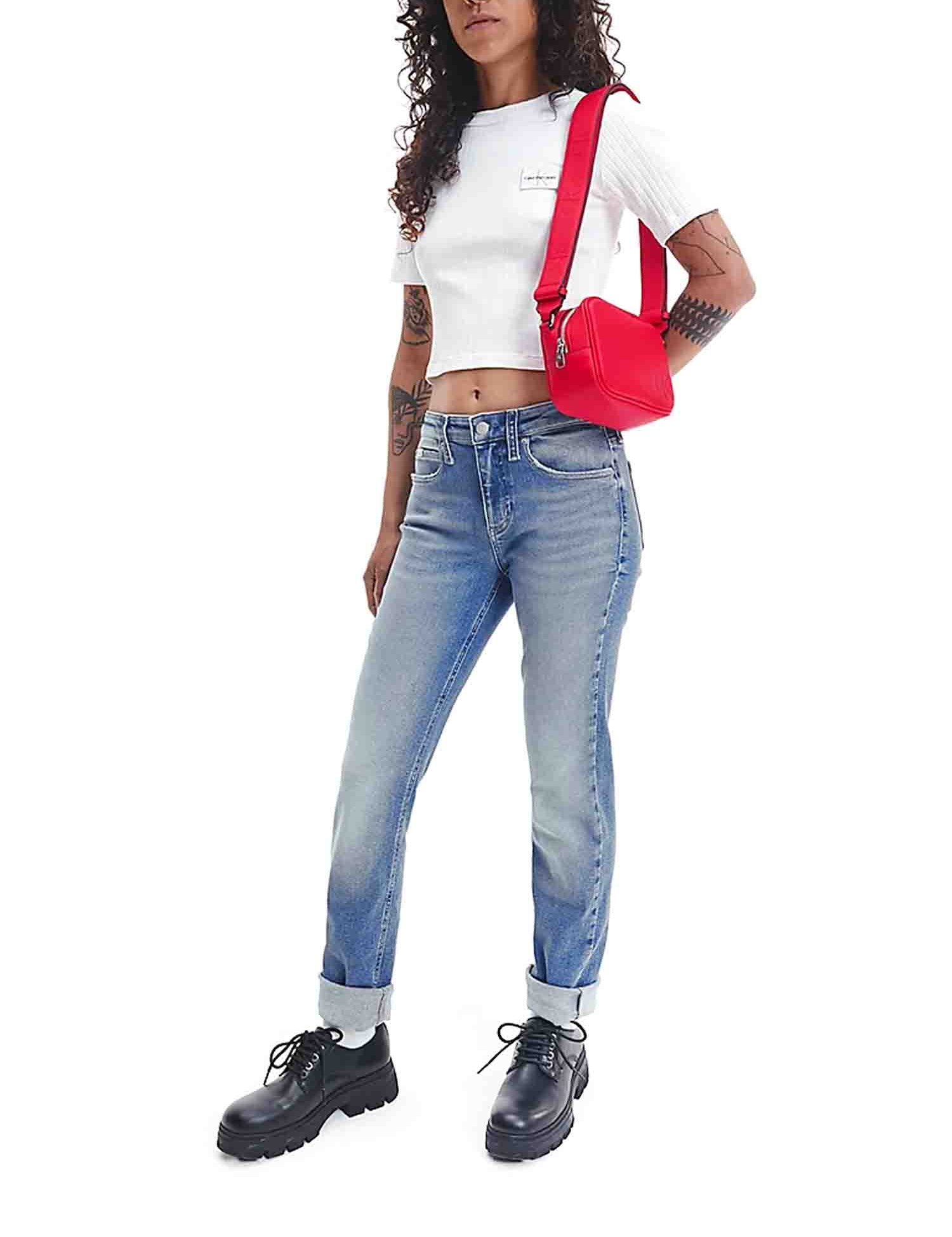 Tracolla Rosso Calvin Klein