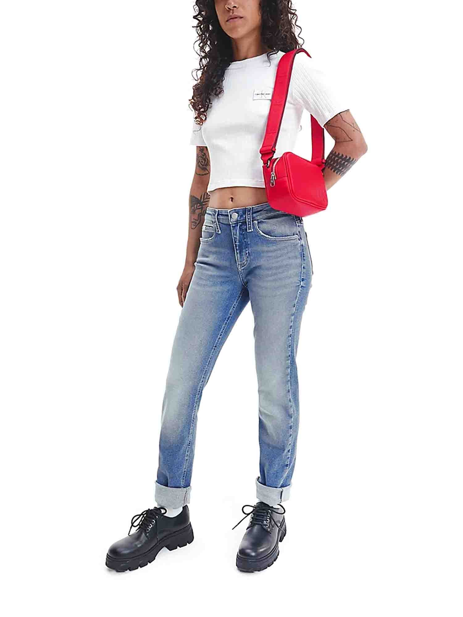 Tracolla Rosso Calvin Klein