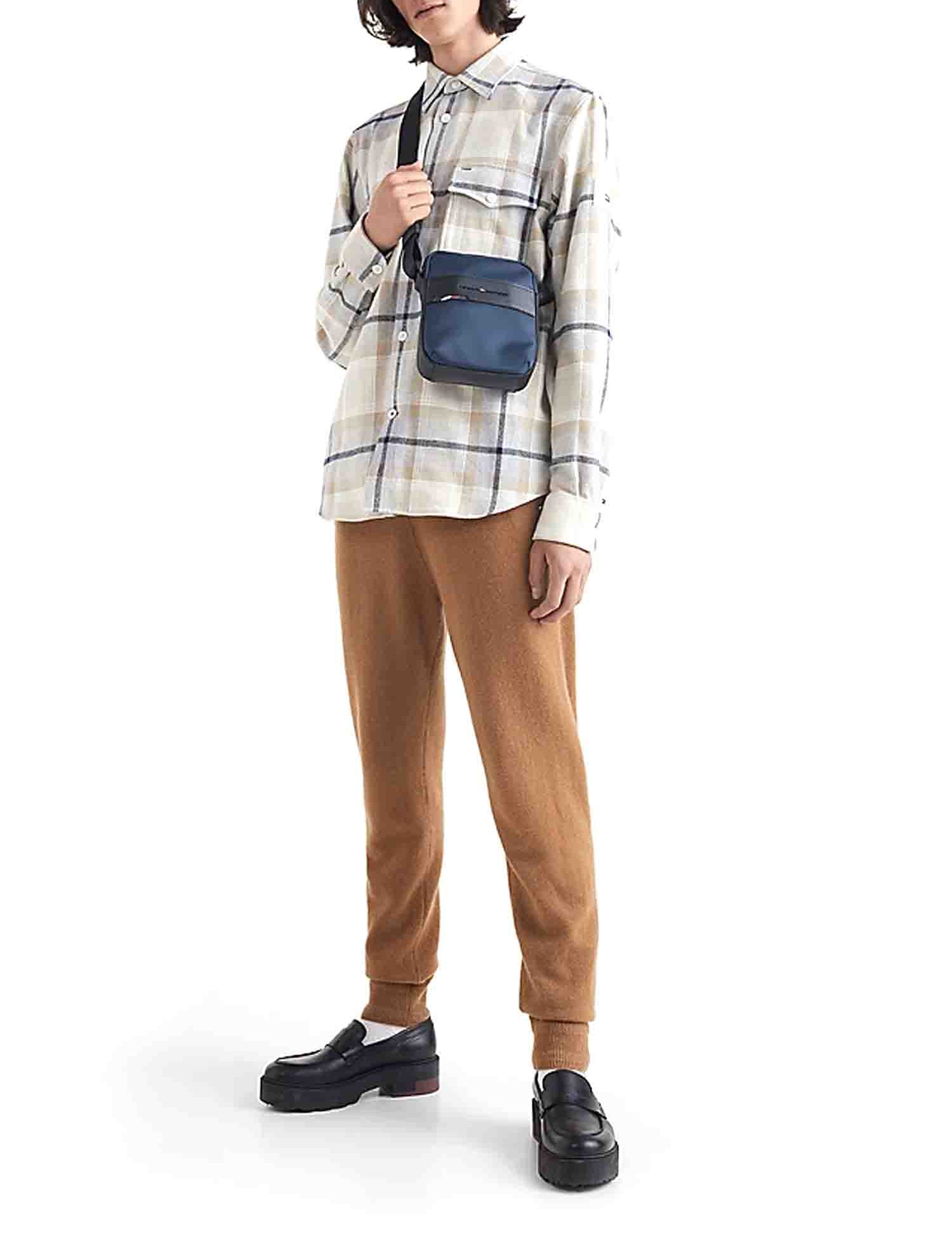 Tracolla Blu Tommy Hilfiger