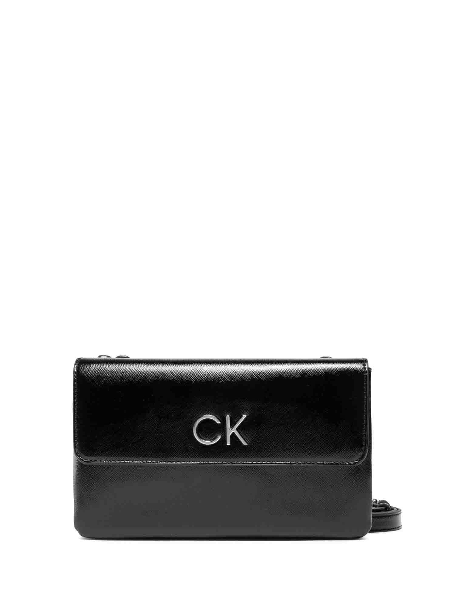 Tracolla Nero Calvin Klein