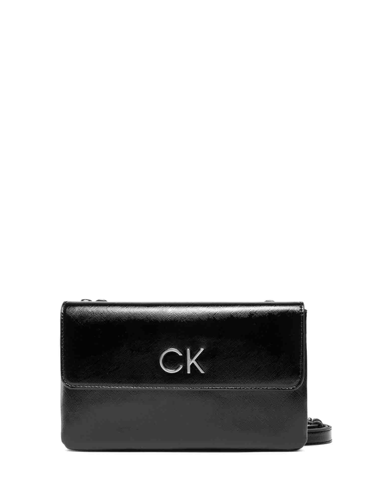 Tracolla Nero Calvin Klein