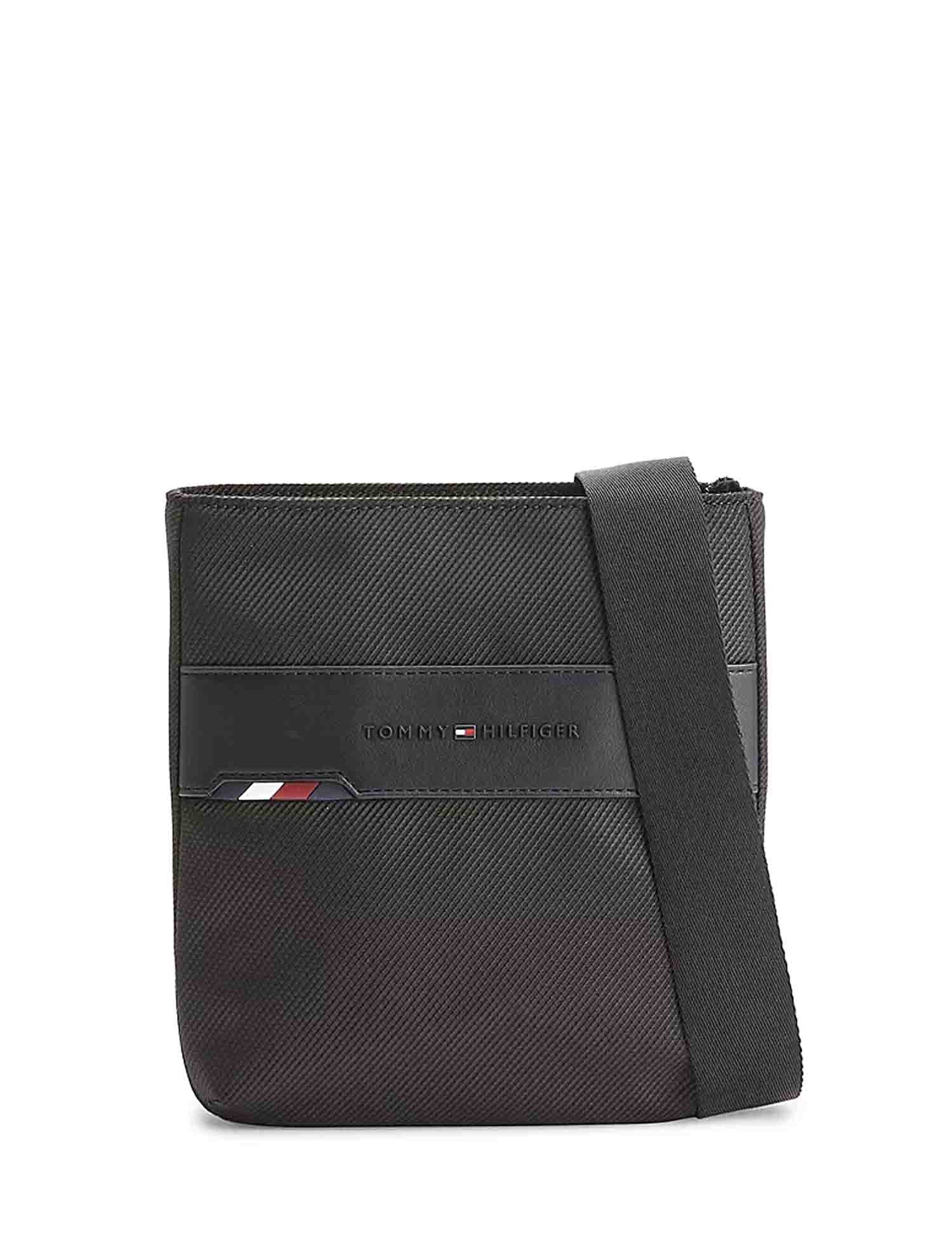 Tracolla Nero Tommy Hilfiger