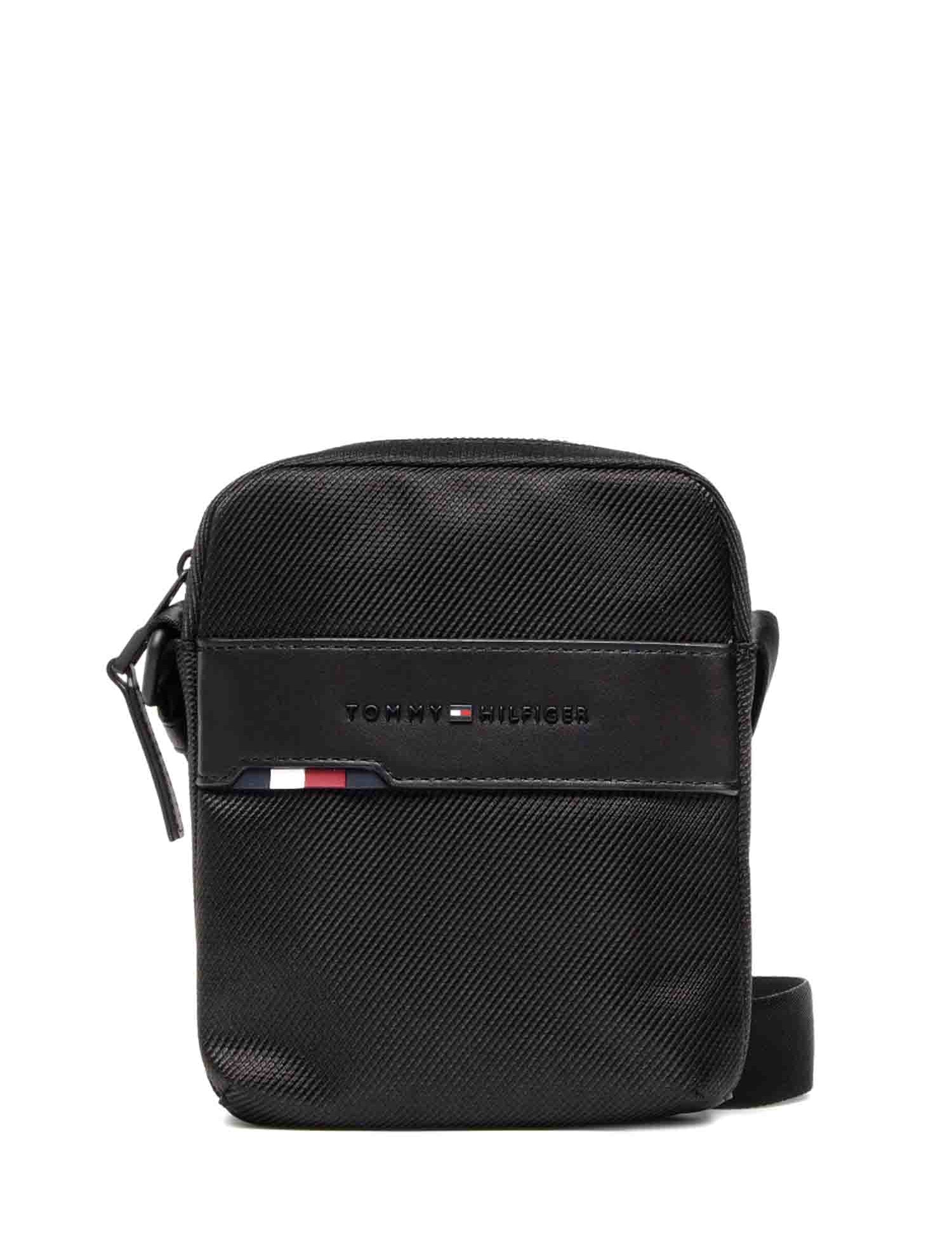 Tracolla Nero Tommy Hilfiger