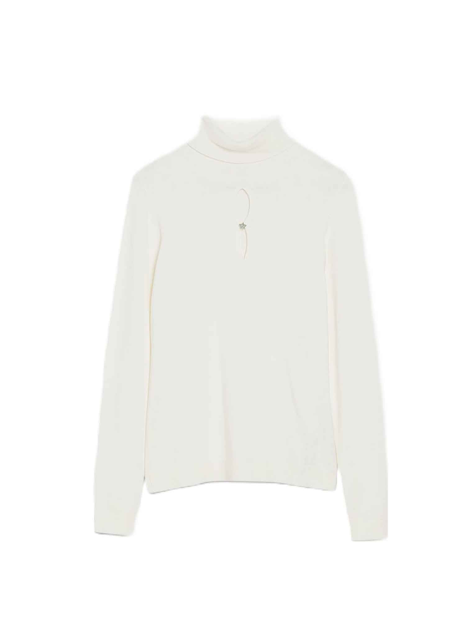 Maglie a collo alto Bianco Liu-jo