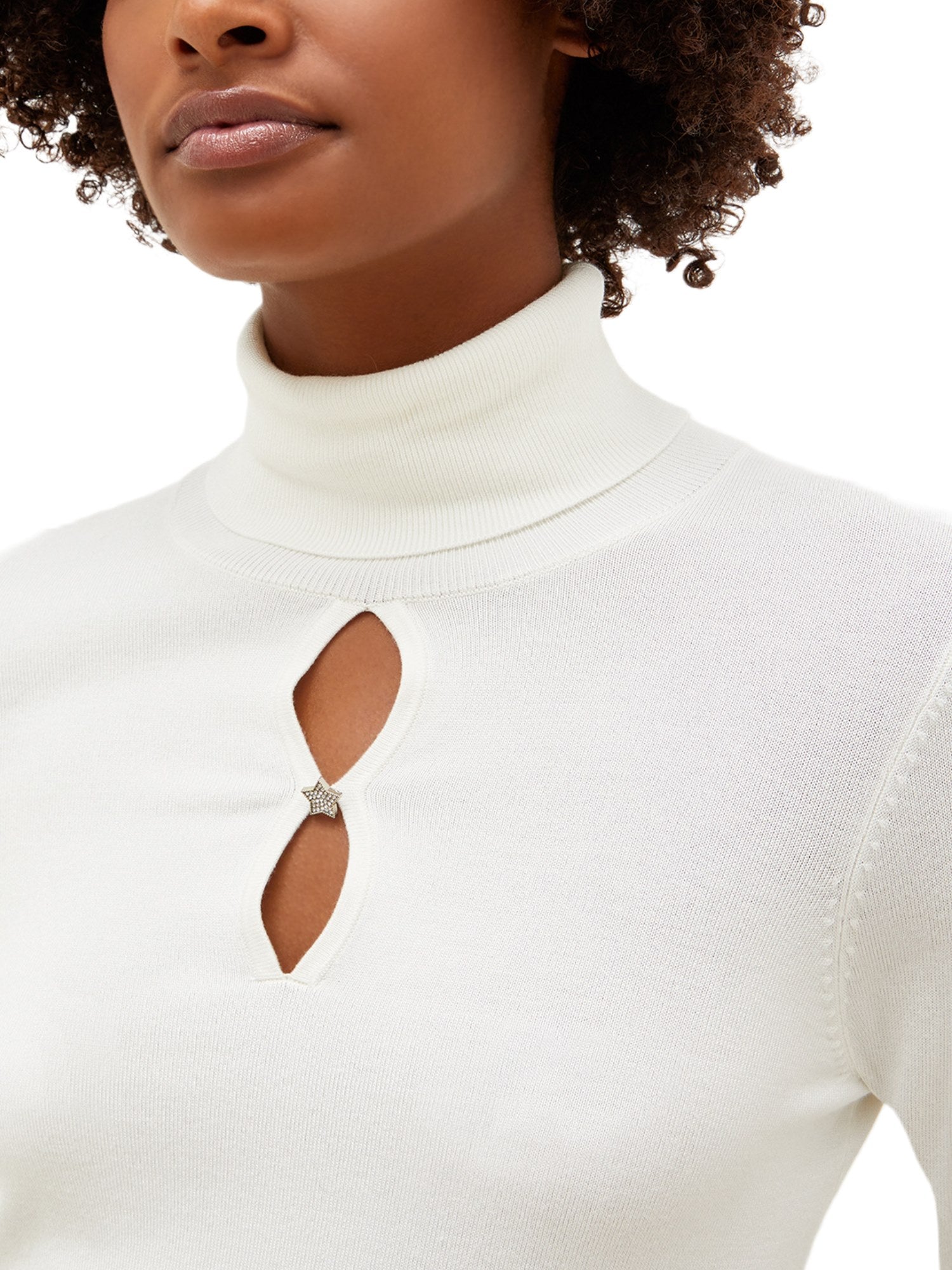 Maglie a collo alto Bianco Liu-jo