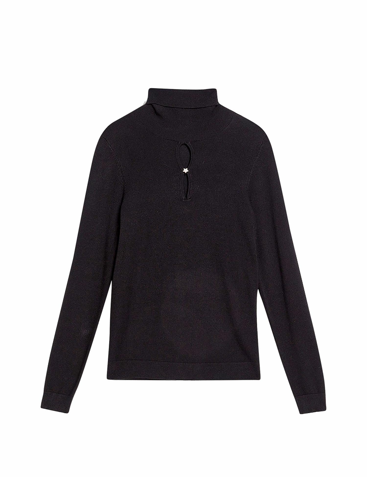 Maglie a collo alto Nero Liu-jo