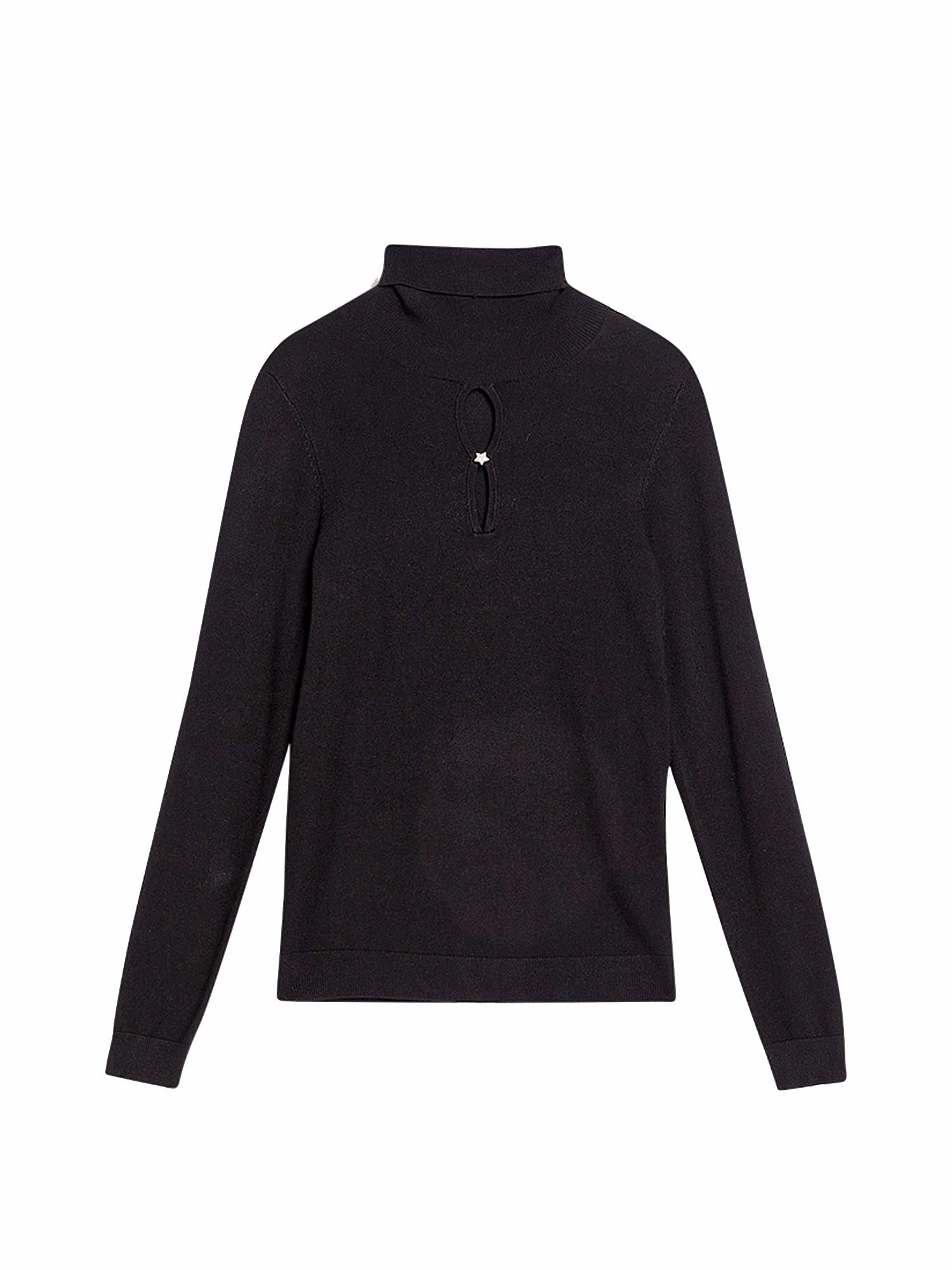 Maglie a collo alto Nero Liu-jo