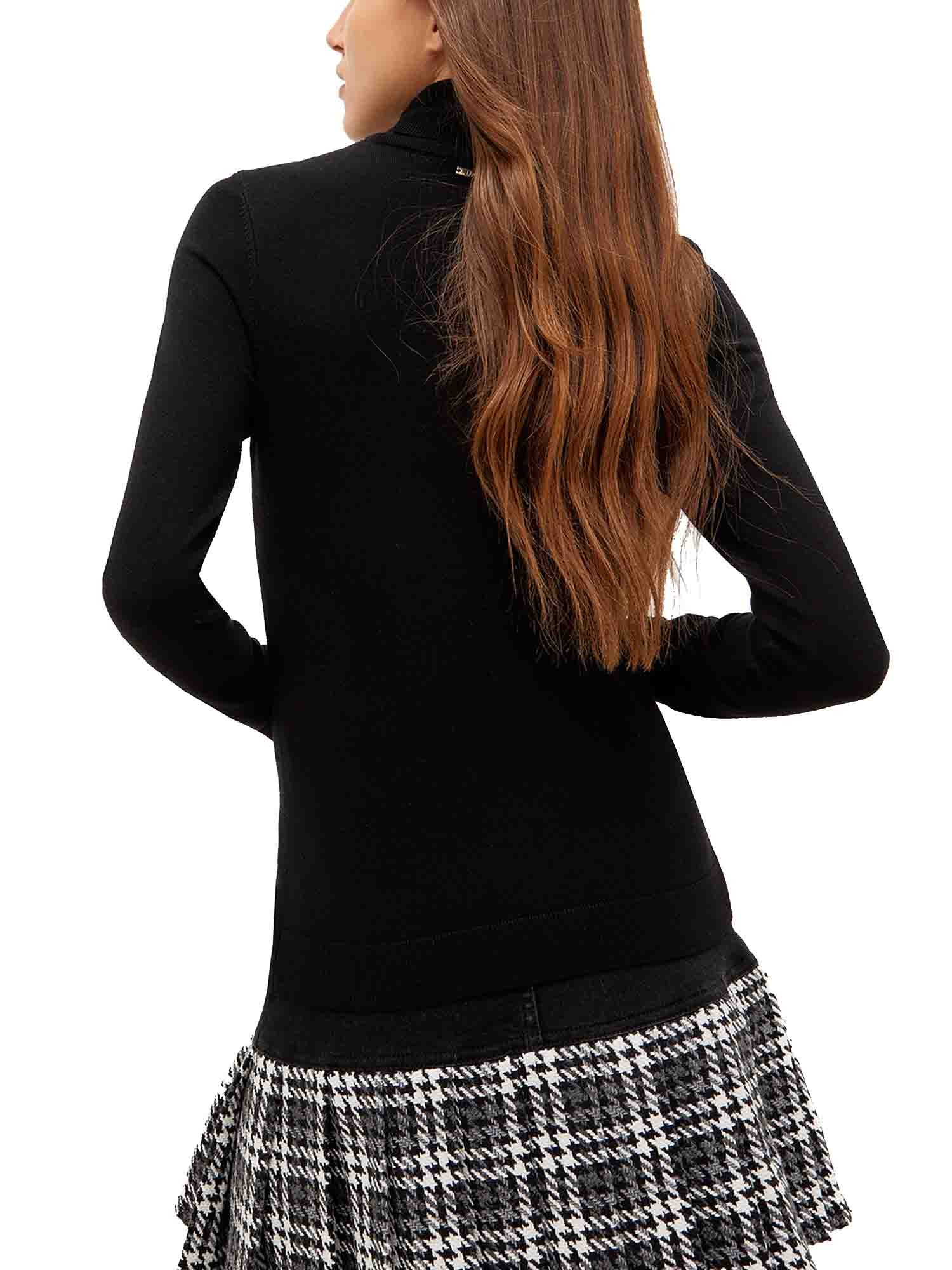 Maglie a collo alto Nero Liu-jo