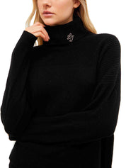 Maglie a collo alto Nero Liu-jo