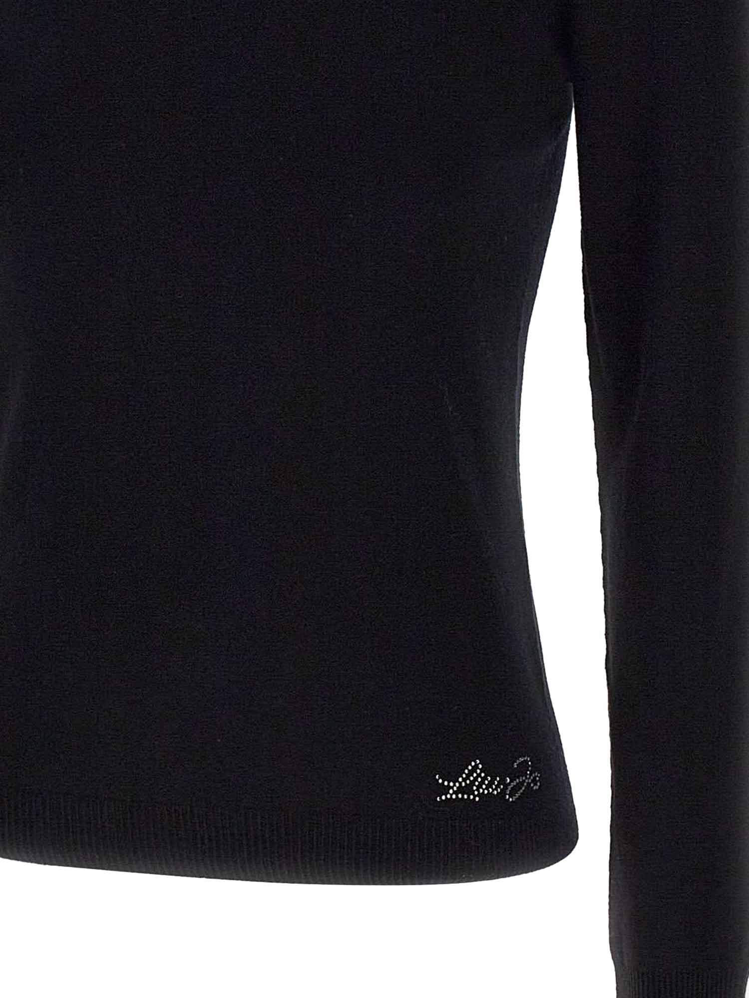 Maglie a collo alto Nero Liu-jo