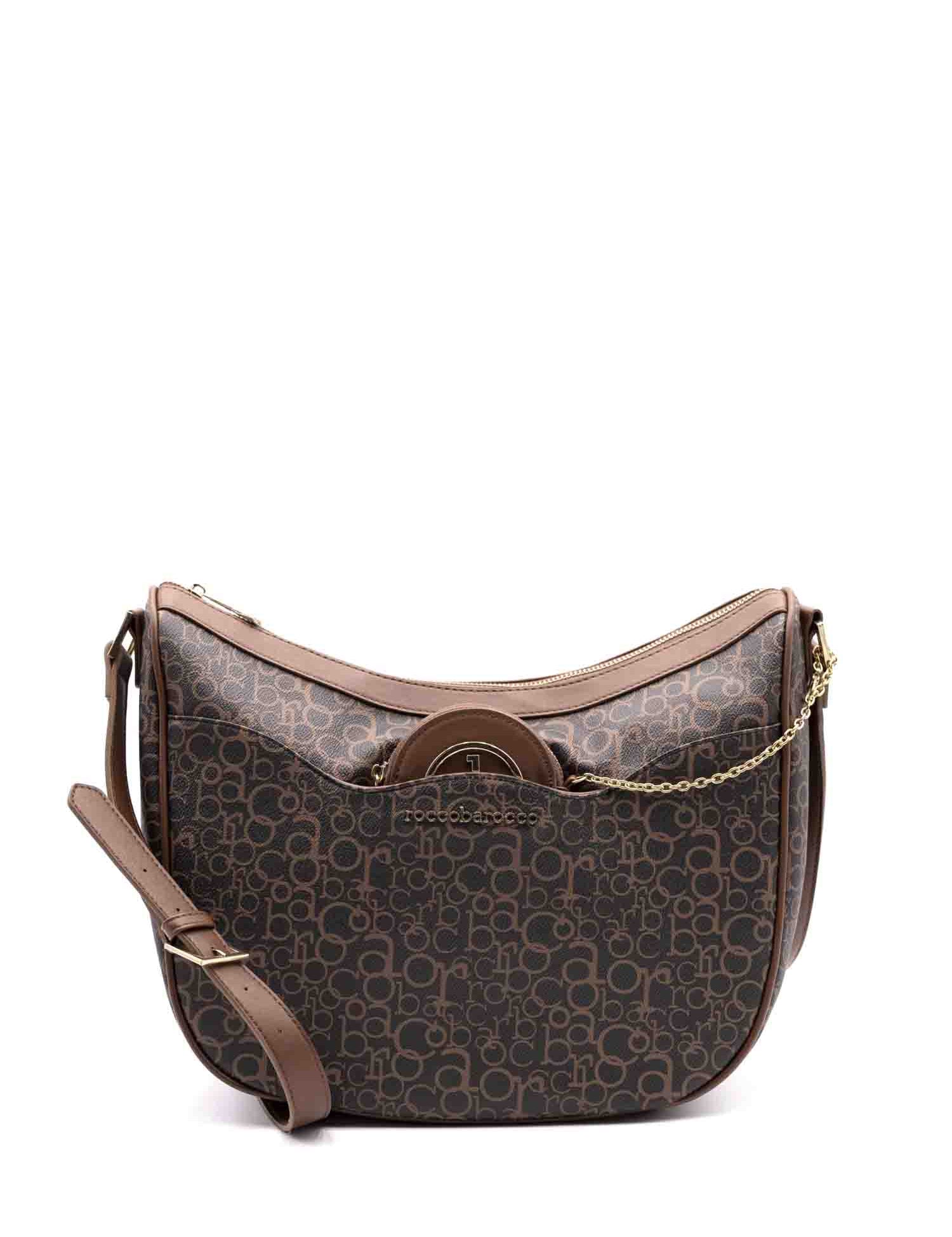 Borse a spalla Marrone Roccobarocco