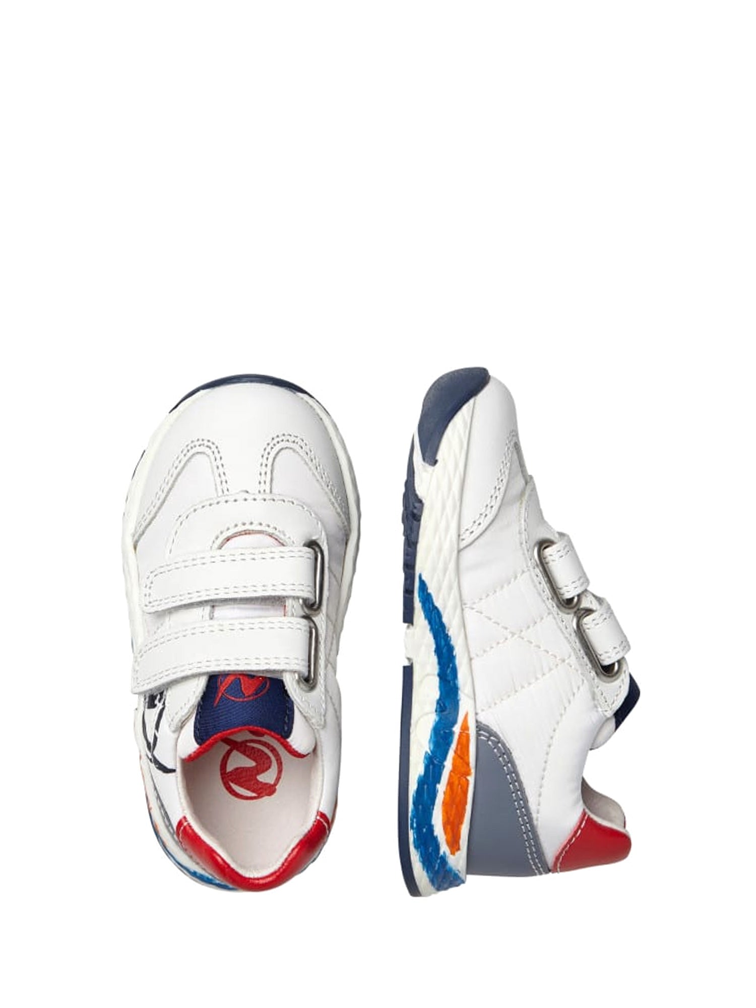 Scarpe con strappi Bianco Rosso Naturino