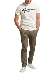 T-shirt Bianco Superdry