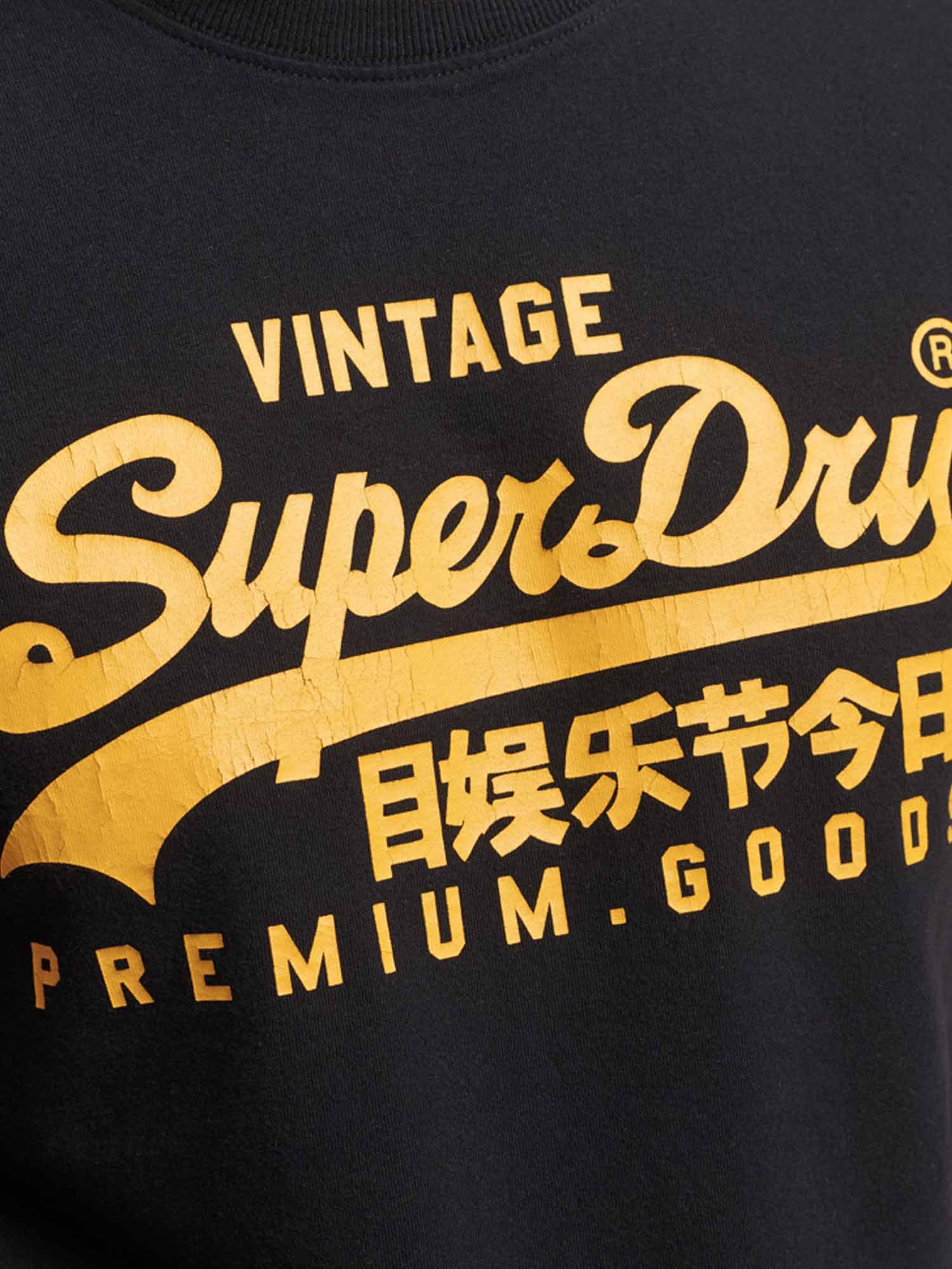 T-shirt Nero Superdry