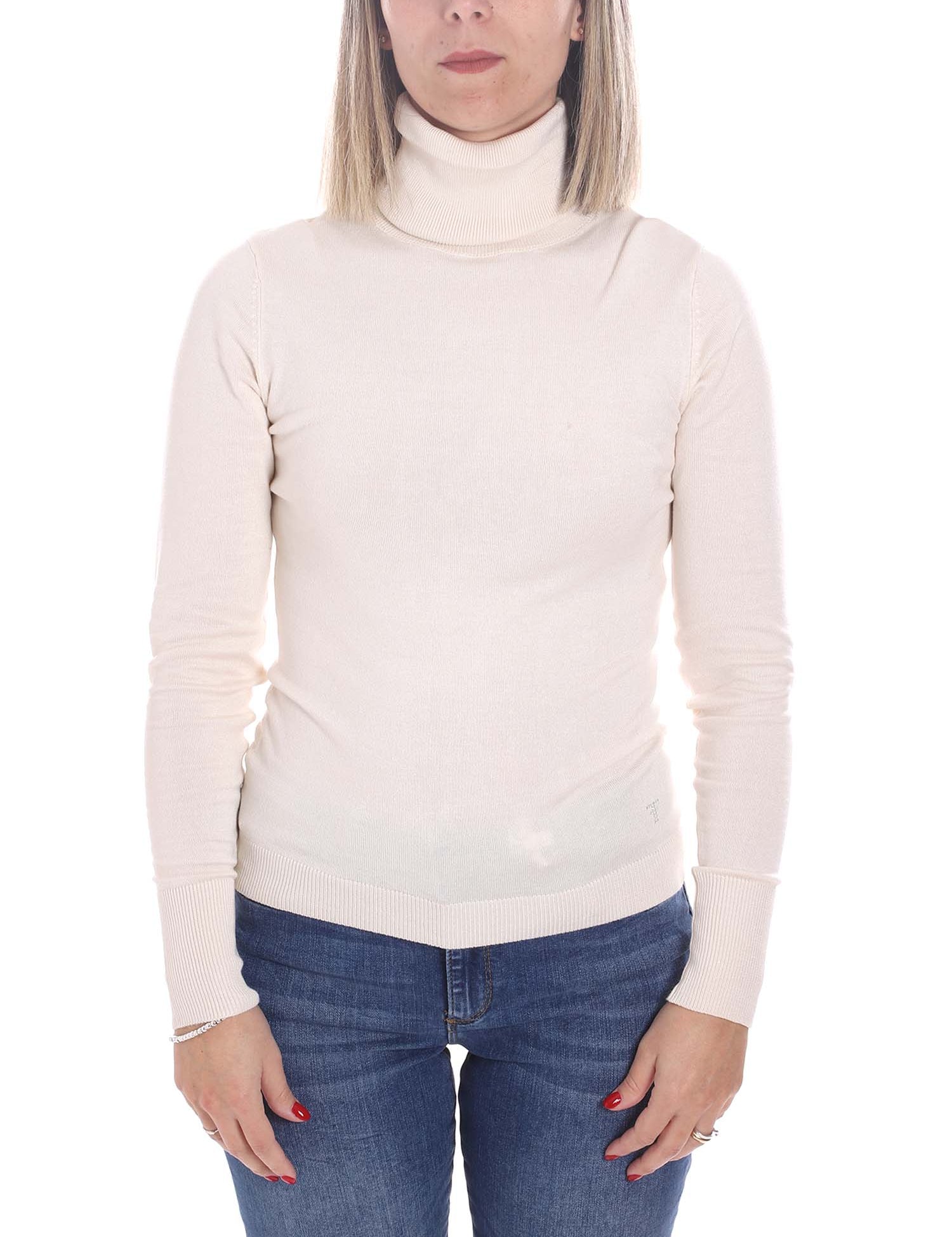 Maglie a collo alto Bianco Fracomina