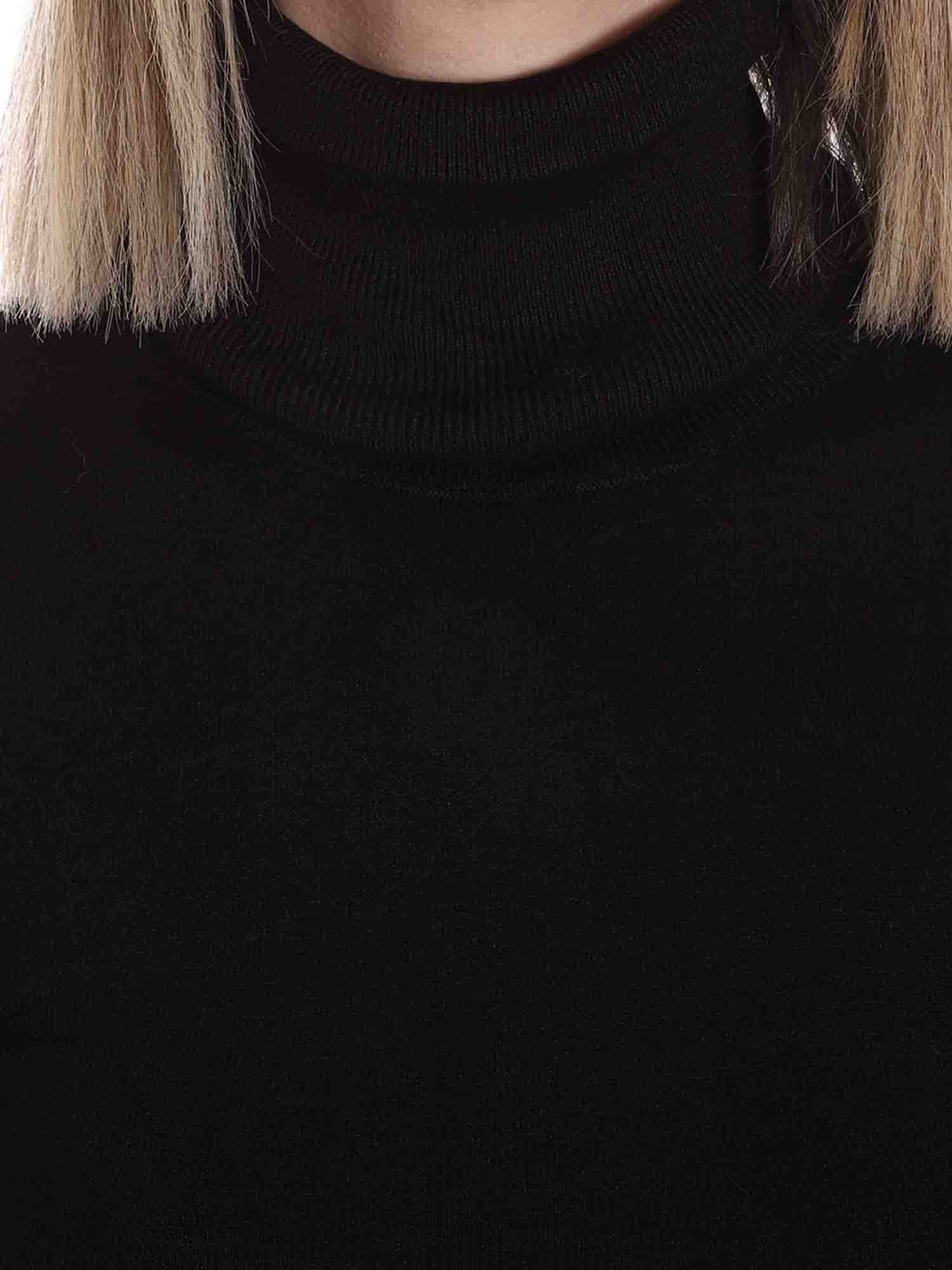 Maglie a collo alto Nero Fracomina