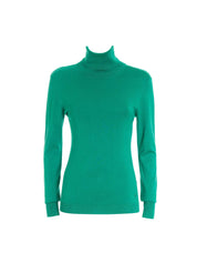 Maglie a collo alto Verde Fracomina