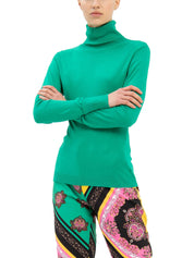 Maglie a collo alto Verde Fracomina