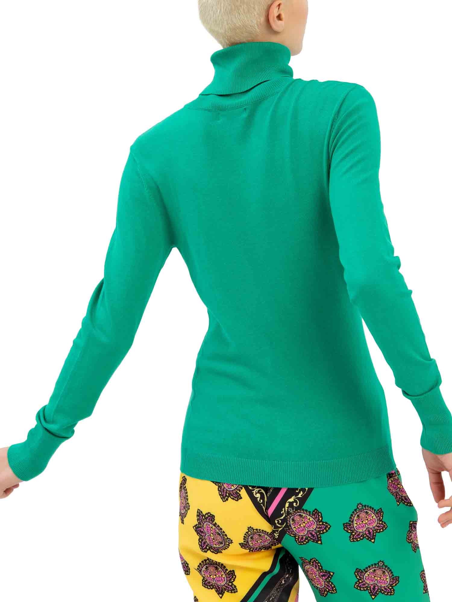 Maglie a collo alto Verde Fracomina