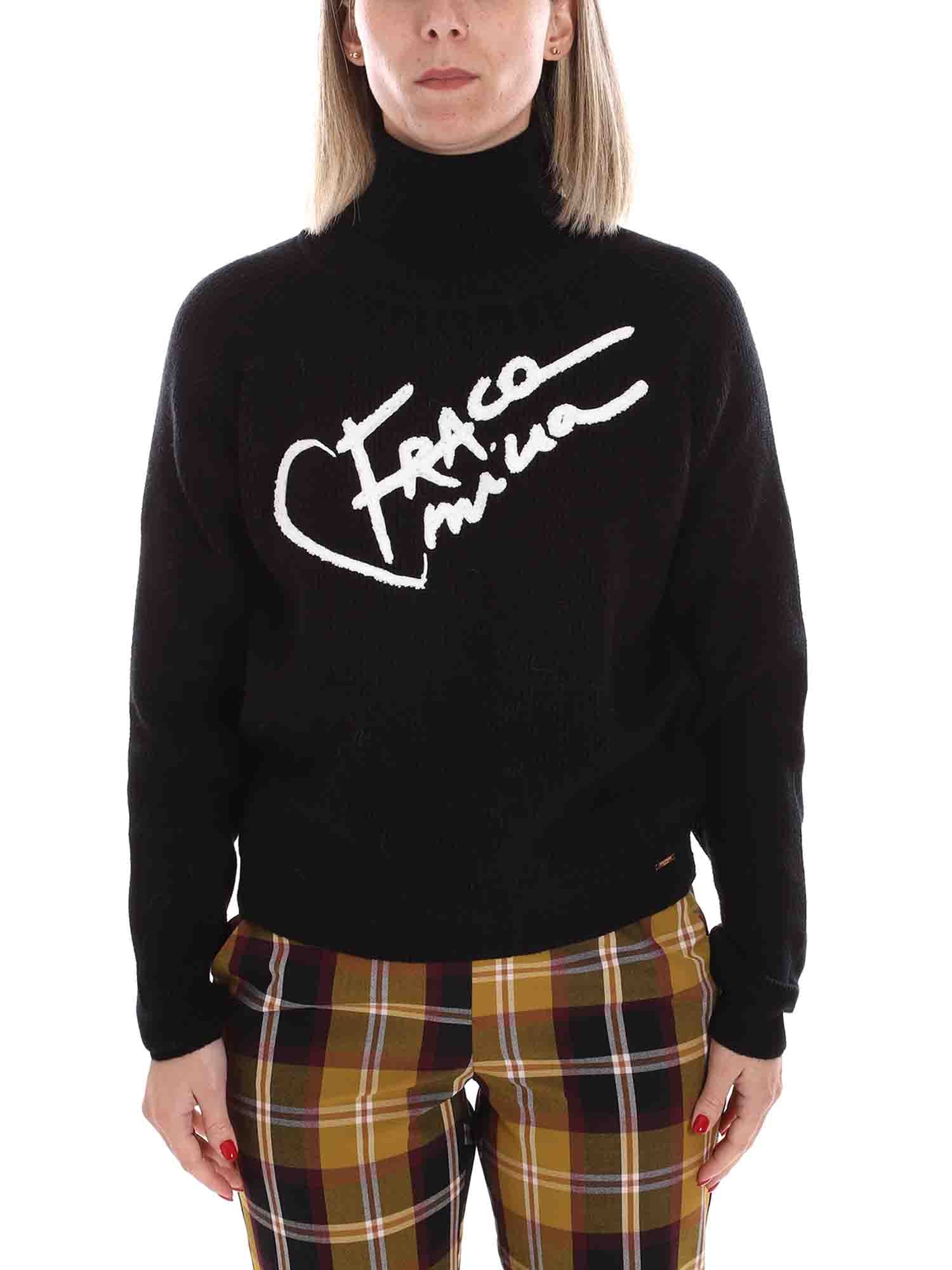 Maglie a collo alto Nero Fracomina