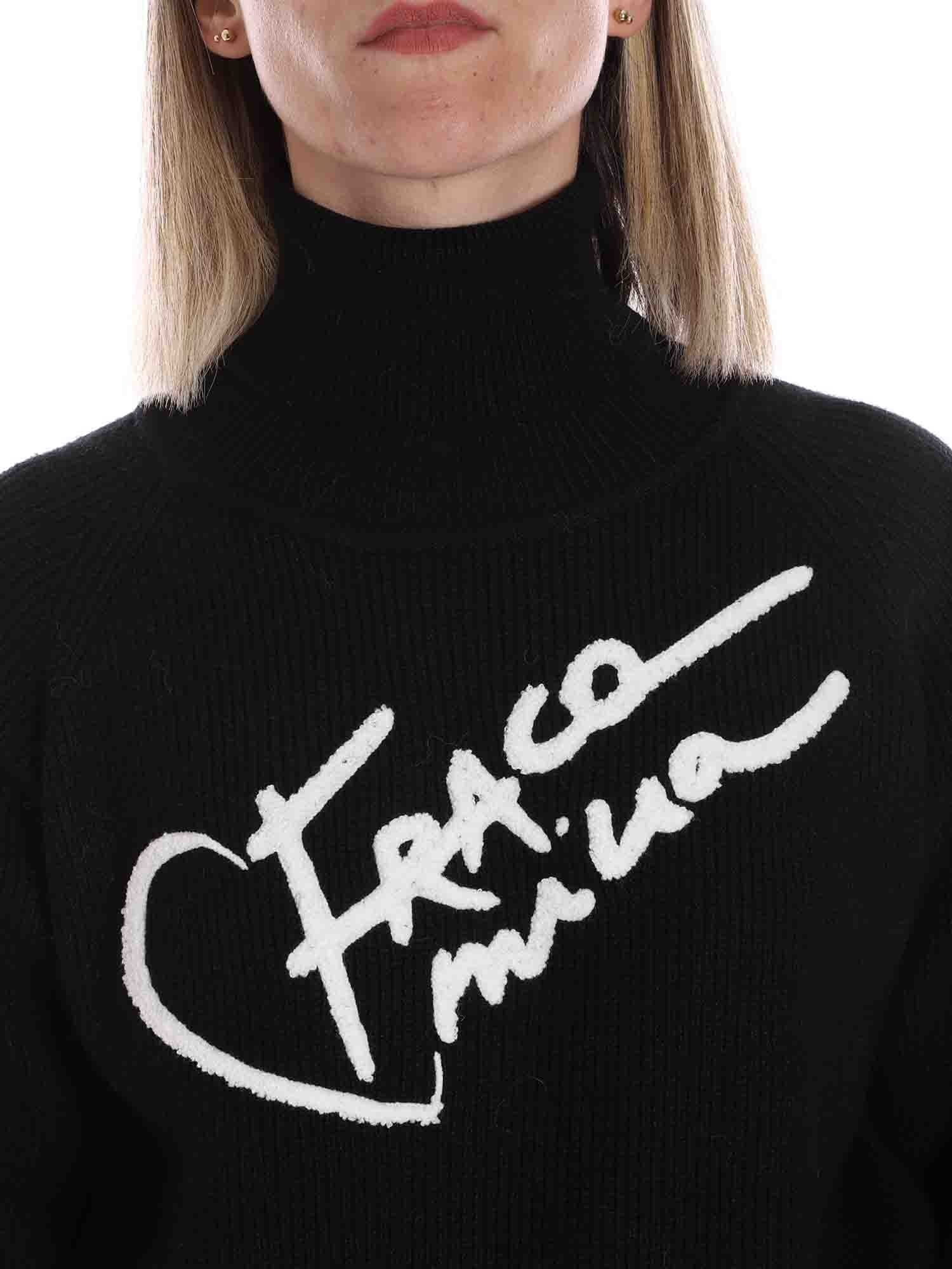 Maglie a collo alto Nero Fracomina