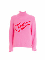 Maglie a collo alto Rosa Fracomina
