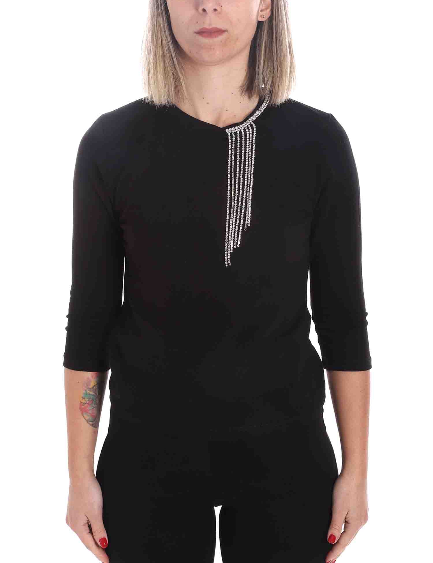 T-shirt Nero Fracomina