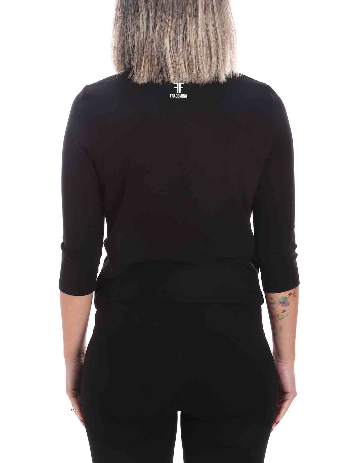 T-shirt Nero Fracomina