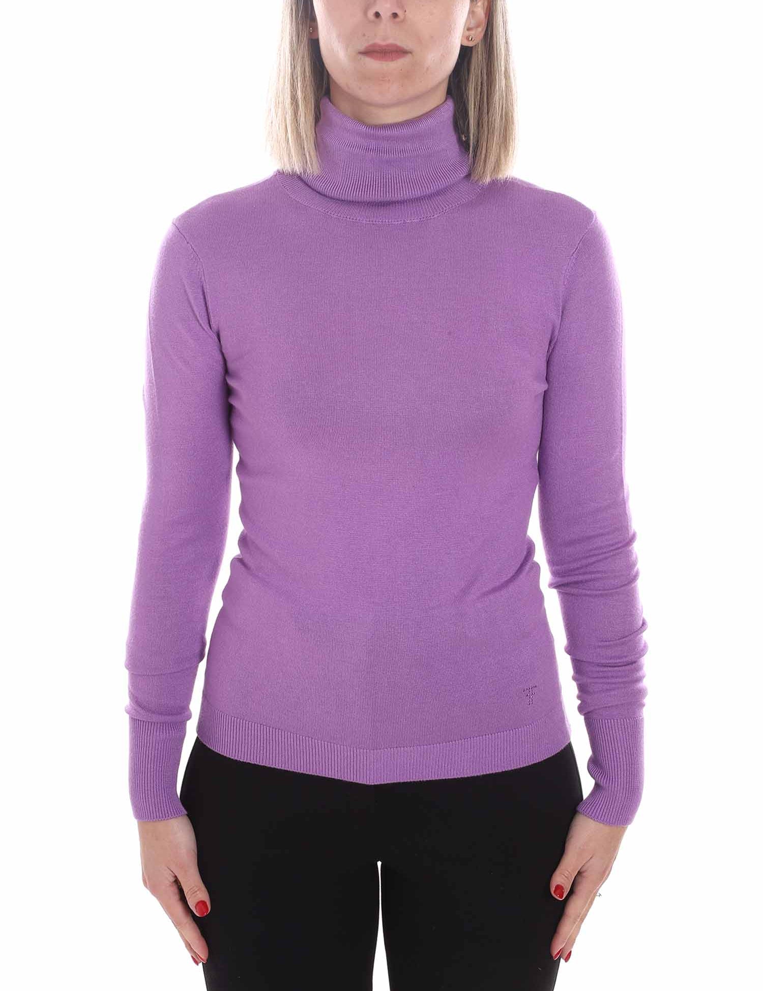 Maglie a collo alto Viola Fracomina