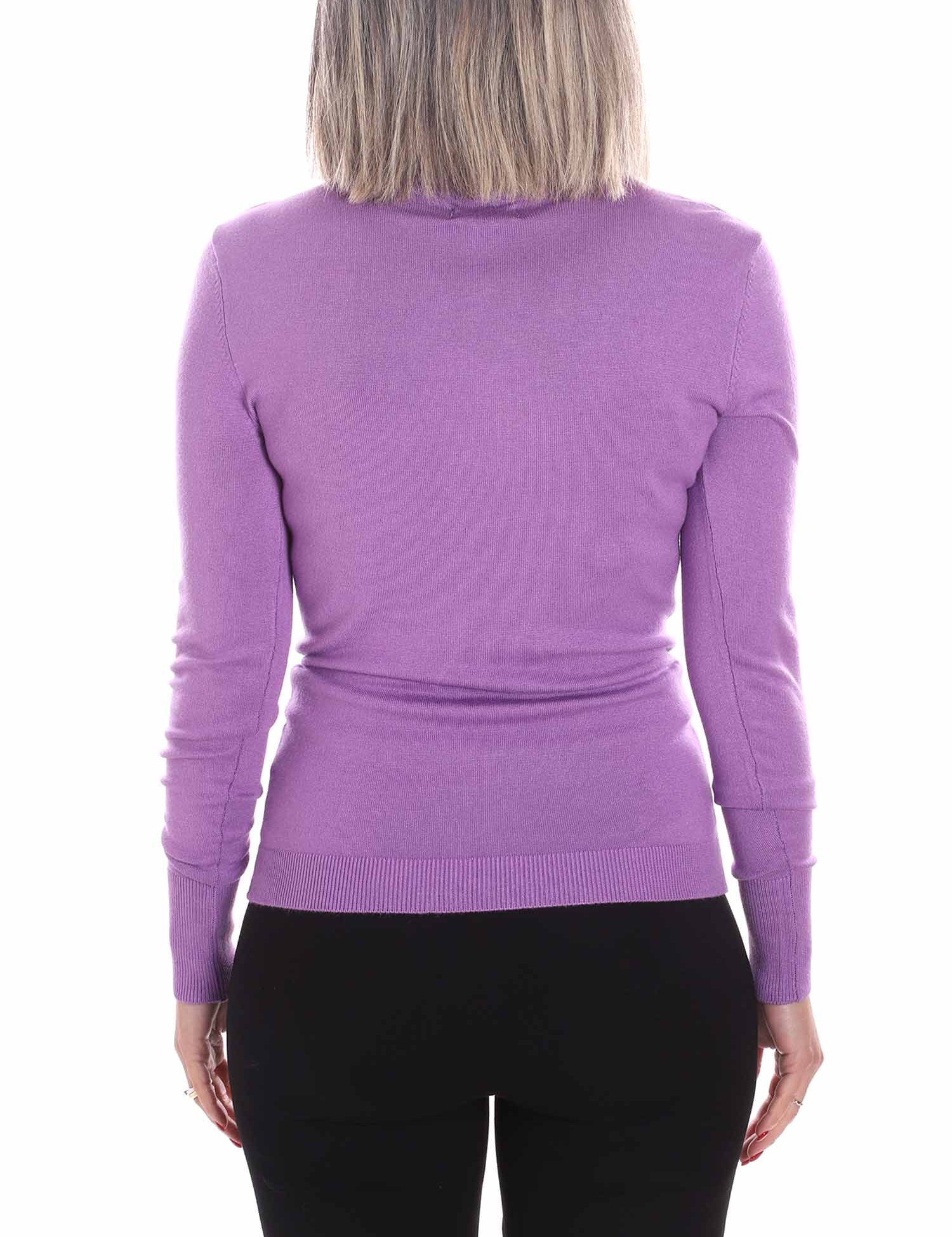 Maglie a collo alto Viola Fracomina