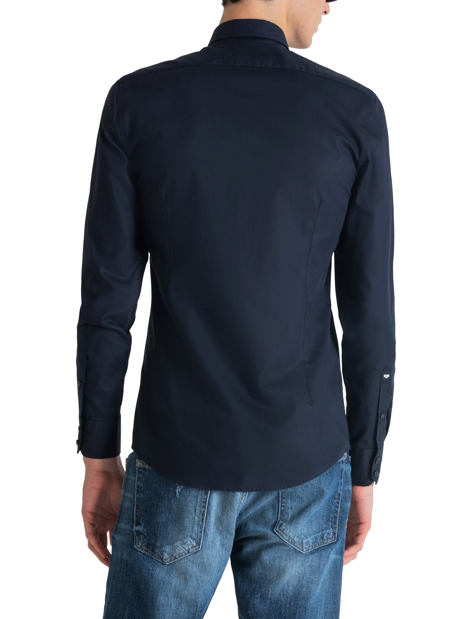 Camicie Blu Notte Antony Morato