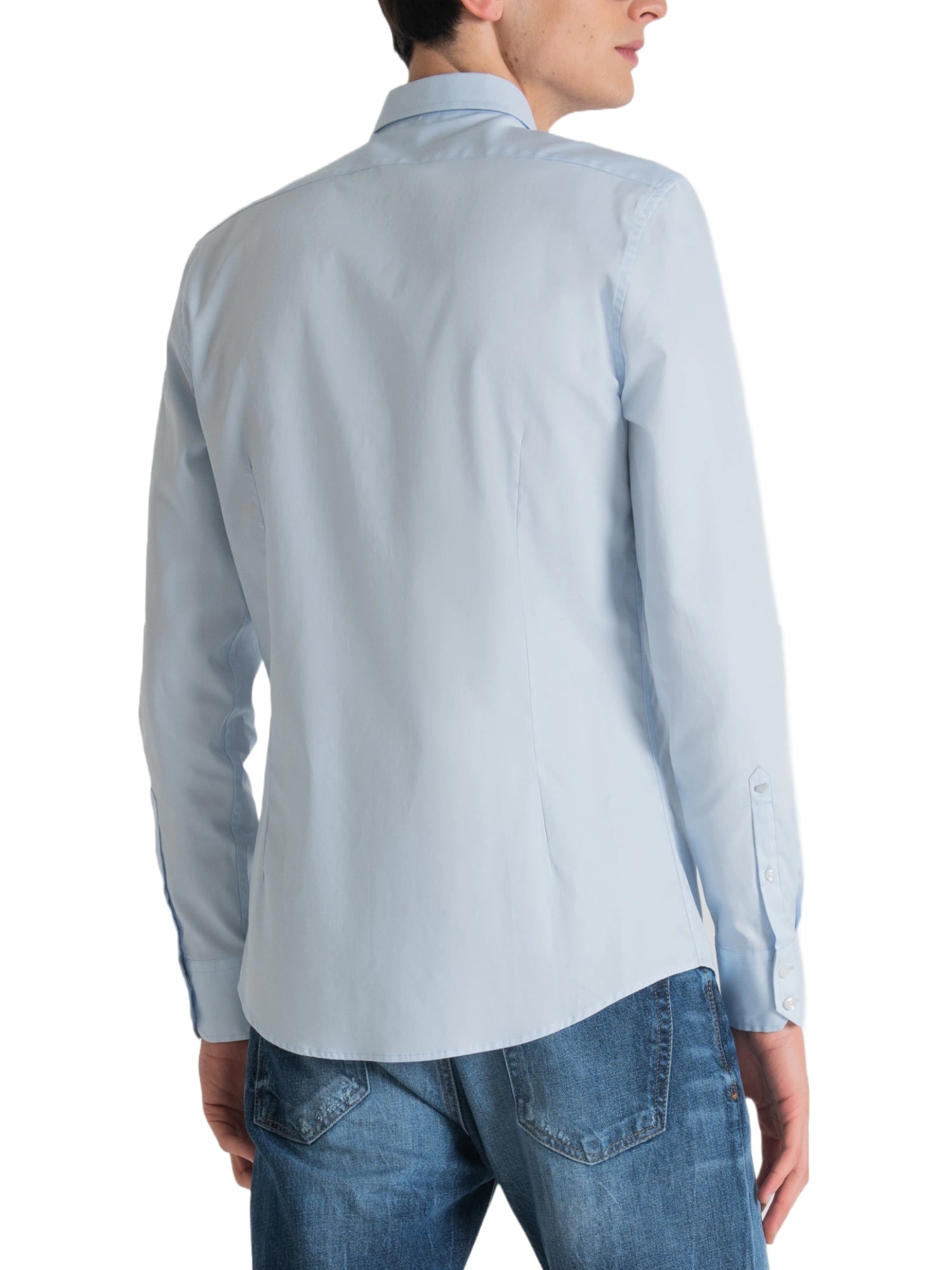 Camicie Blu Celeste Antony Morato