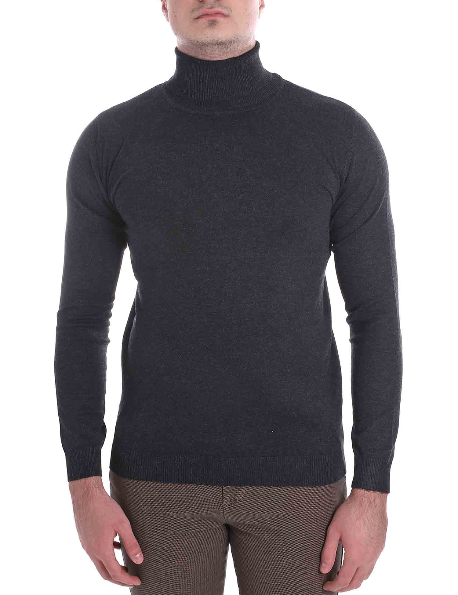 Maglie a collo alto Grigio Sseinse