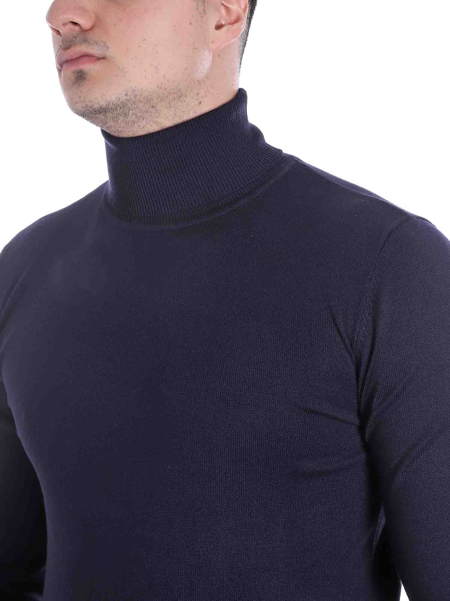 Maglie a collo alto Blu Sseinse