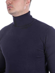 Maglie a collo alto Blu Sseinse