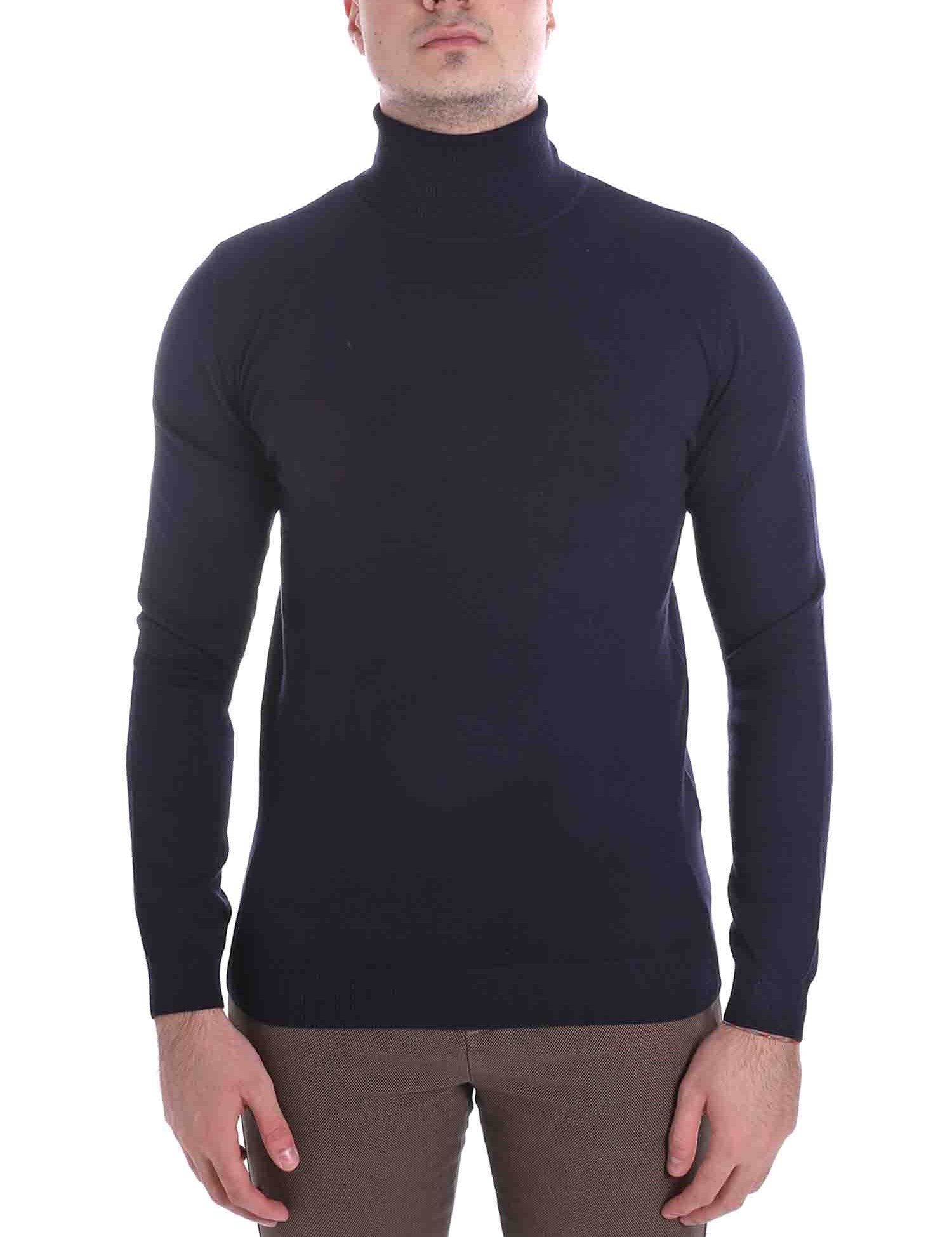 Maglie a collo alto Blu Sseinse